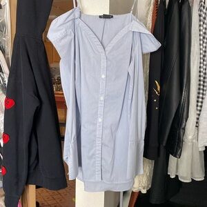 Long Sleeve Boyfriend Sleep Blouse